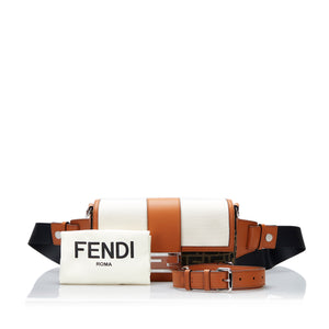 Brown Fendi Zucca Convertible Belt Bag Belt Bag