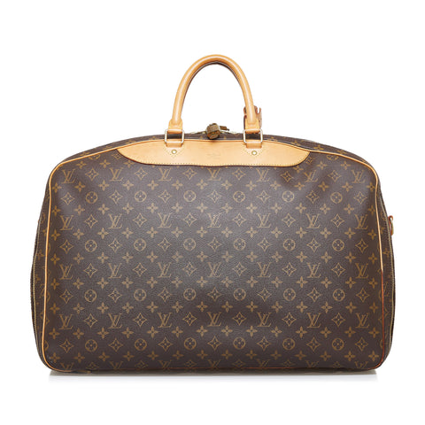 Brown Louis Vuitton Monogram Alize 2 Poches Travel Bag