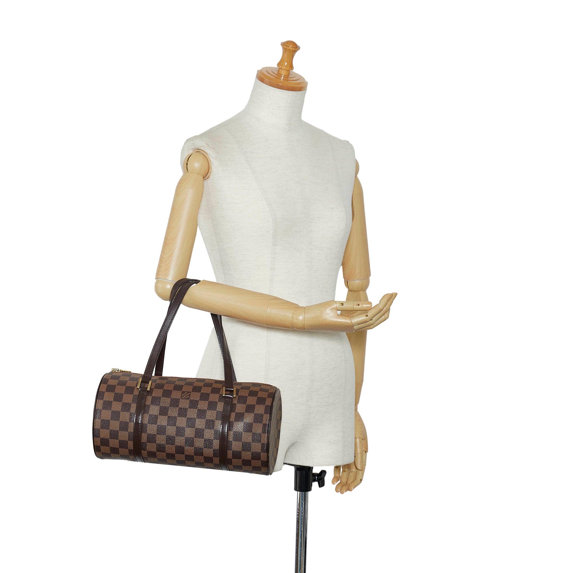 Louis Vuitton Damier Ebene Papillon 30 Brown Cloth ref.958627 - Joli Closet