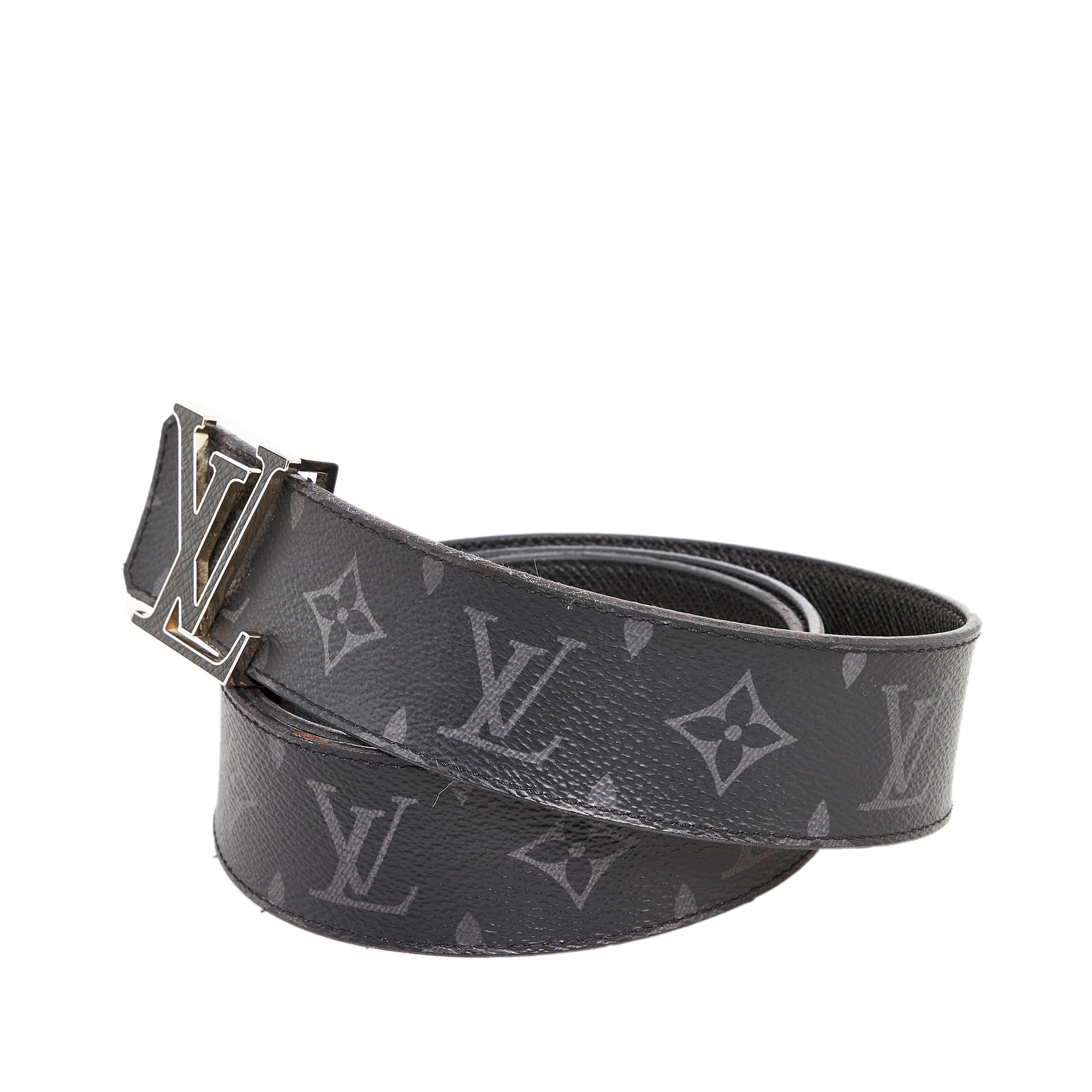 black lv monogram belt