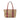 Beige & Pink Gucci GG Canvas Jolicoeur Handbag - Designer Revival