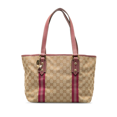 Brown Gucci GG Canvas Jolicoeur Handbag