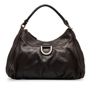 Brown Gucci Abbey D-Ring Handbag