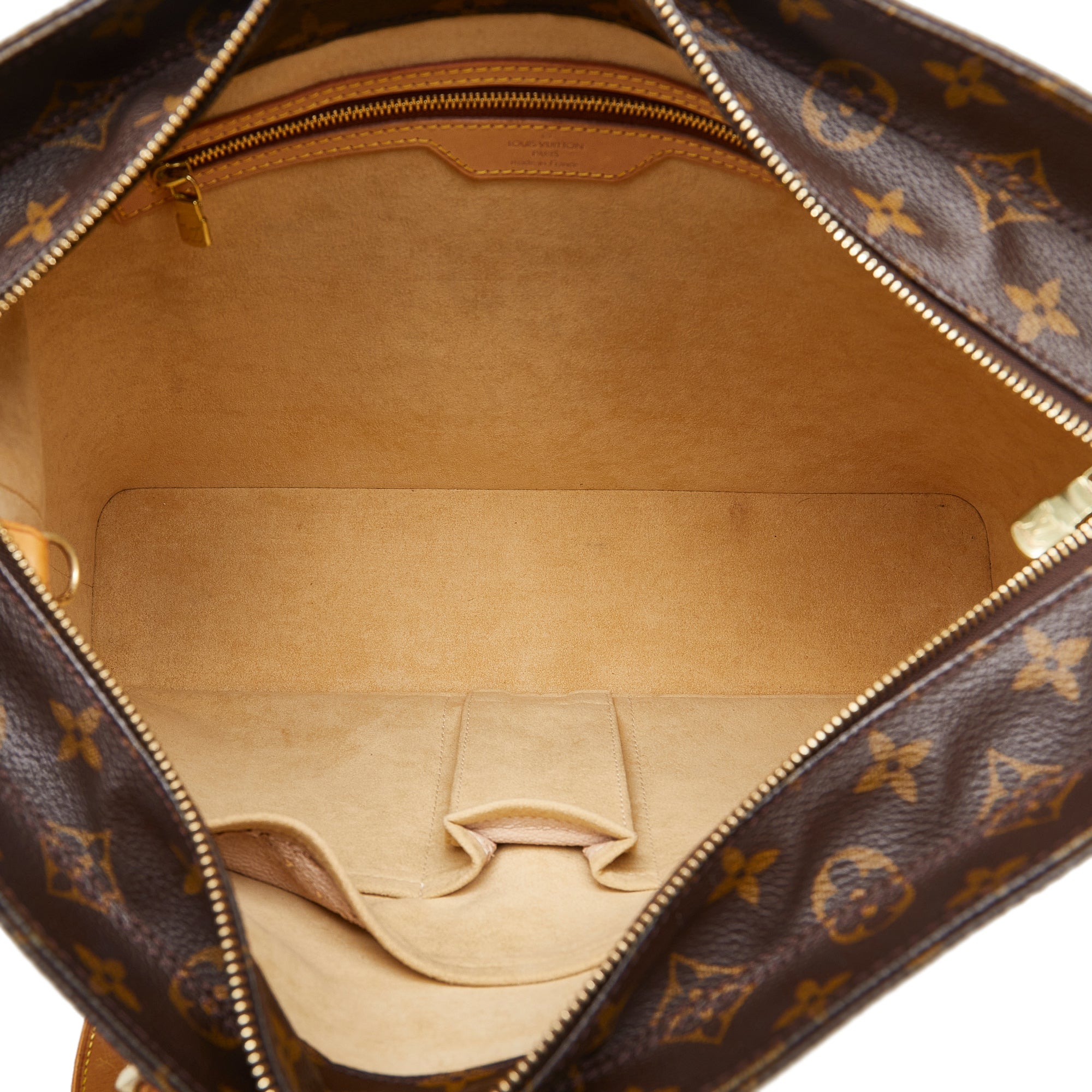 Louis Vuitton, Bags, Authenticlouis Vuitton Monogram Luco Tote Bag Brown