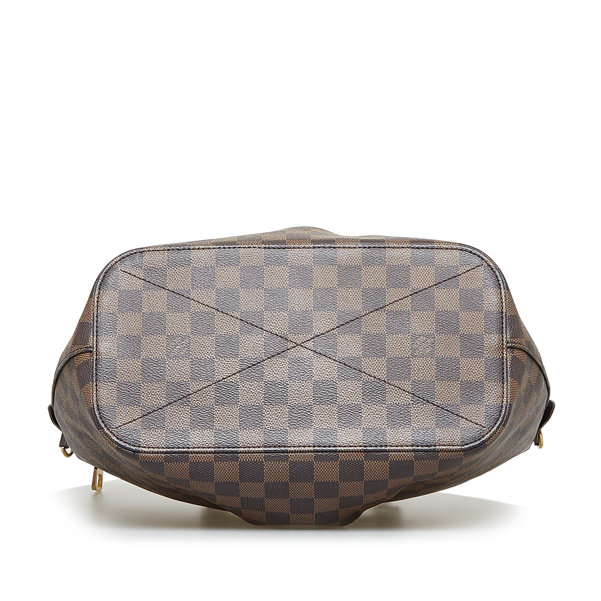Louis Vuitton Siena Damier Ebene MM Brown in Canvas/Leather with
