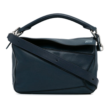 Blue Loewe Small Puzzle Bag Satchel - Designer Revival