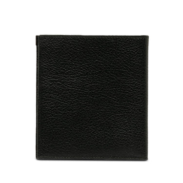 Black Ferragamo Leather Small Wallet - Designer Revival
