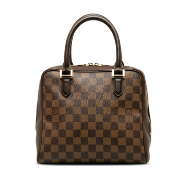 Brown Louis Vuitton Damier Ebene Brera Handbag - Designer Revival