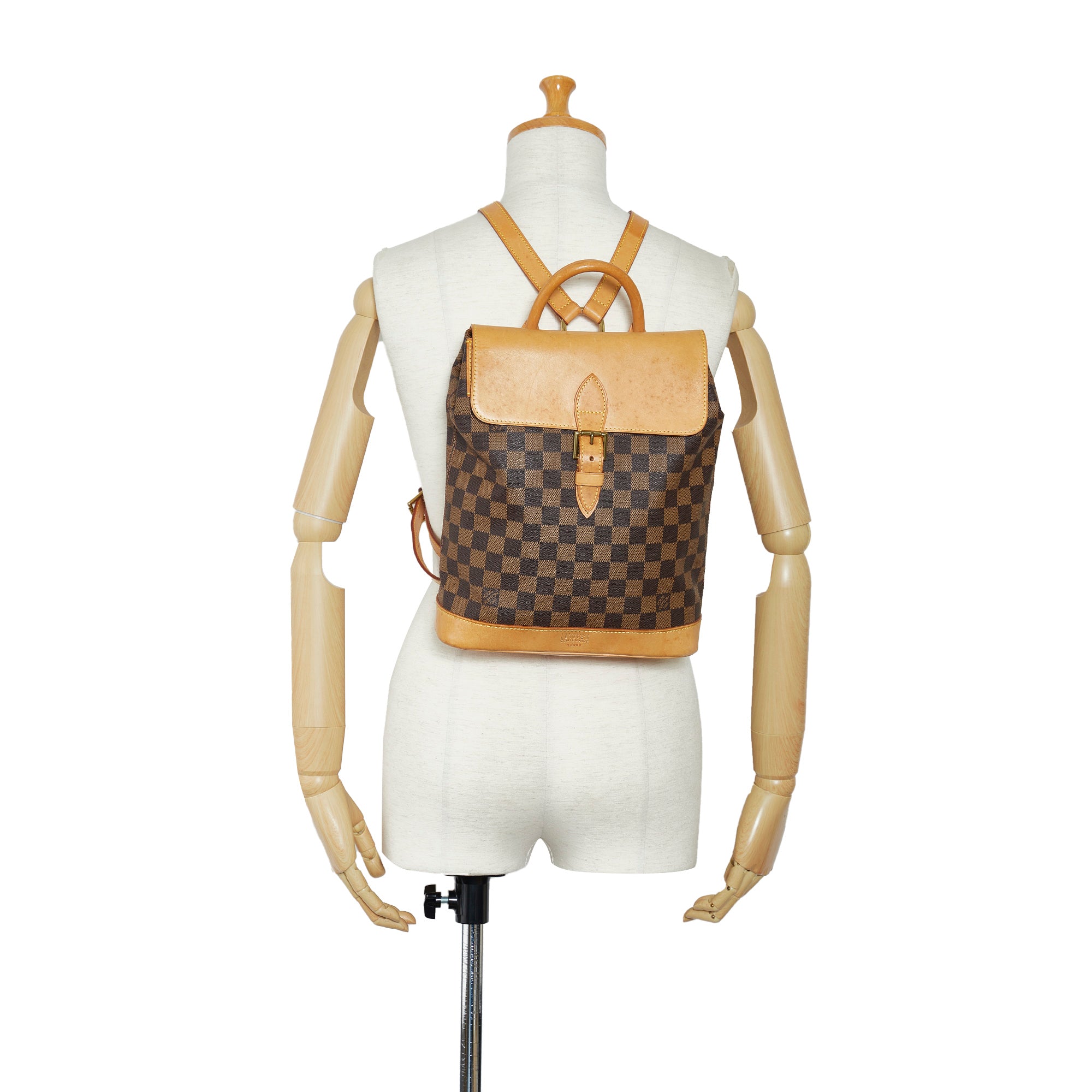 Brown Louis Vuitton Damier Ebene Arlequin Backpack – Designer Revival