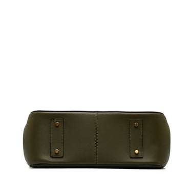 Green Versace Virtus Top Handle Bag Satchel - Designer Revival