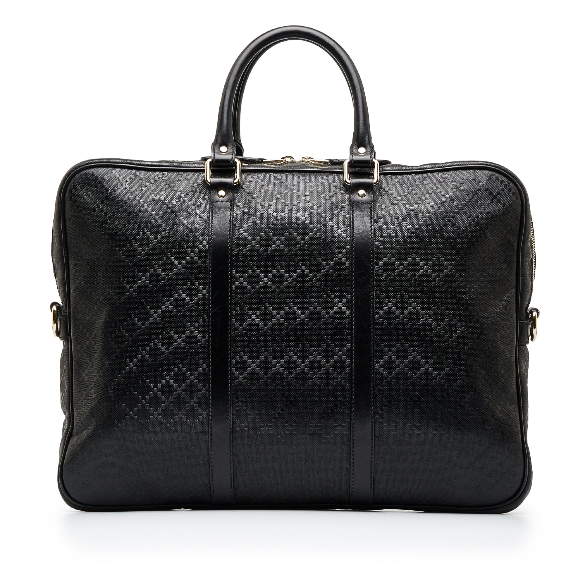 Black Gucci Diamante Business Bag – Designer Revival