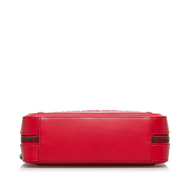Red Dolce&Gabbana Embossed Logo Crossbody Bag - Designer Revival