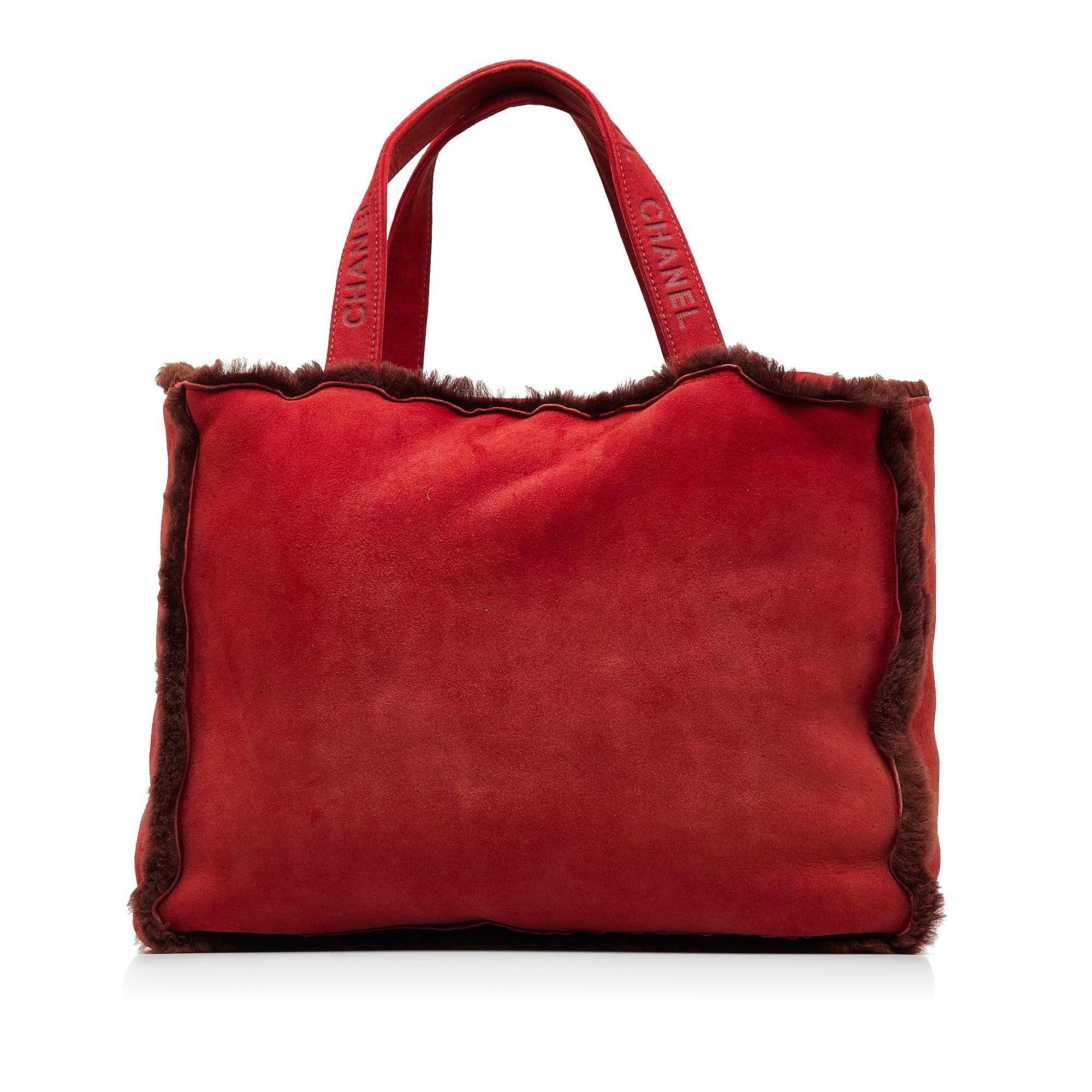 Red Chanel Mouton Suede Handbag – Designer Revival