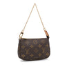 Brown Louis Vuitton Monogram Mini Pochette Accessoires Baguette