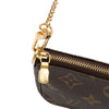 Brown Louis Vuitton Monogram Mini Pochette Accessoires Baguette