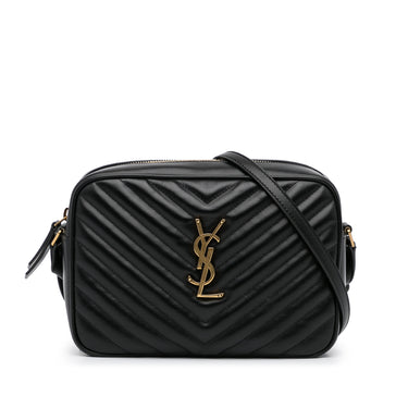 Black Saint Laurent Lou Camera Bag - Designer Revival