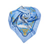 Blue Hermes Cosmos Silk Scarf Scarves
