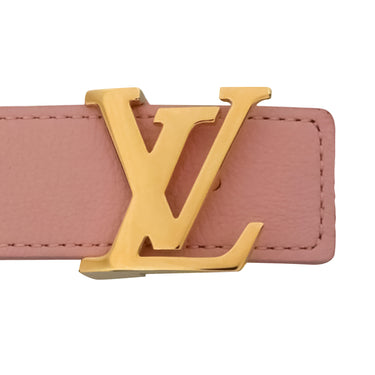Pink Louis Vuitton Monogram LV Initiales Reversible Belt EU 90 - Designer Revival