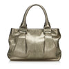 Gold Ferragamo Vara Handbag