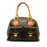 Brown Louis Vuitton Monogram Manhattan PM Handbag - Designer Revival