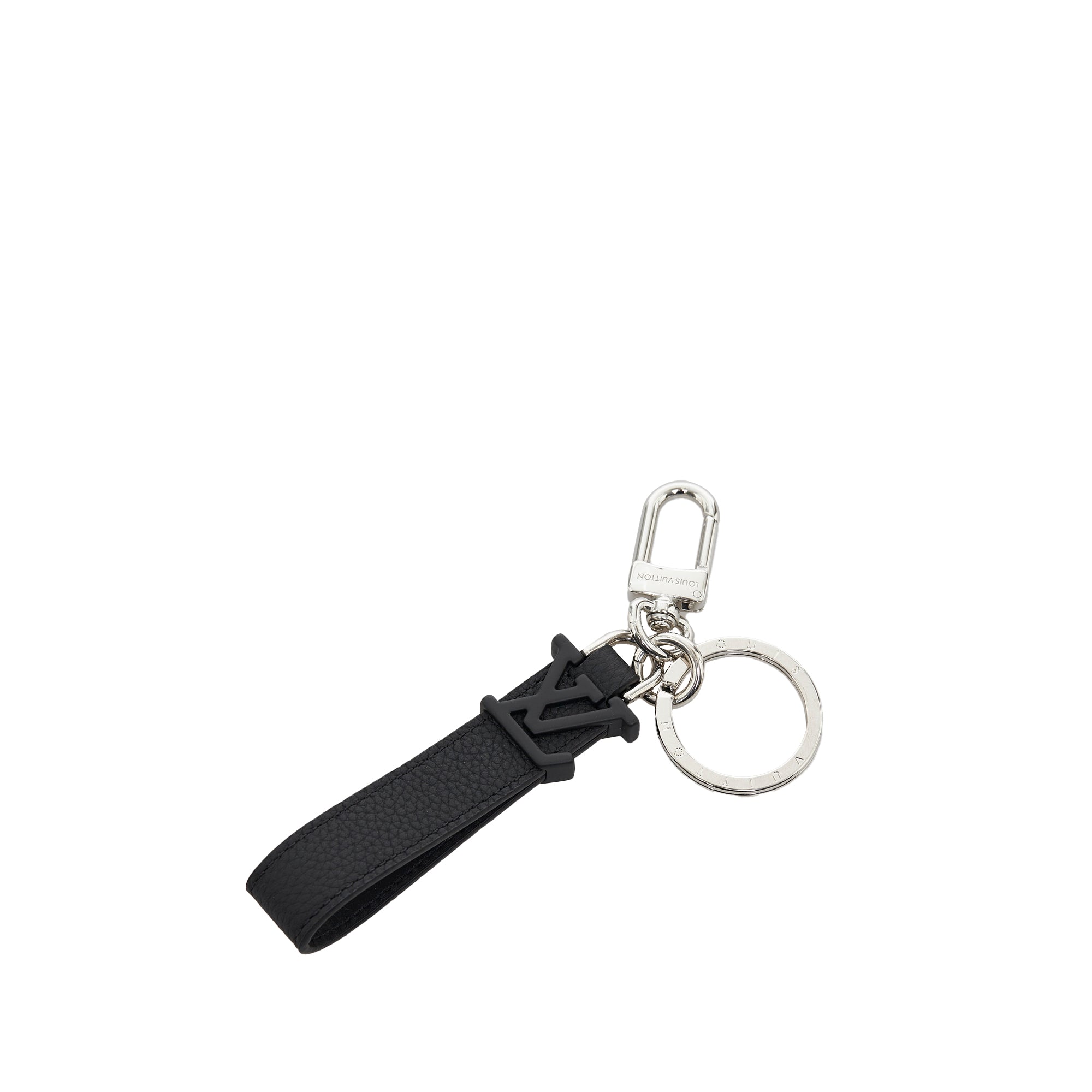 bassin Konsulat komplet Black Louis Vuitton LV Aerogram Key Holder and Bag Charm | Designer Revival