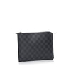 Black Louis Vuitton Damier Graphite Pochette Jour PM Pouch