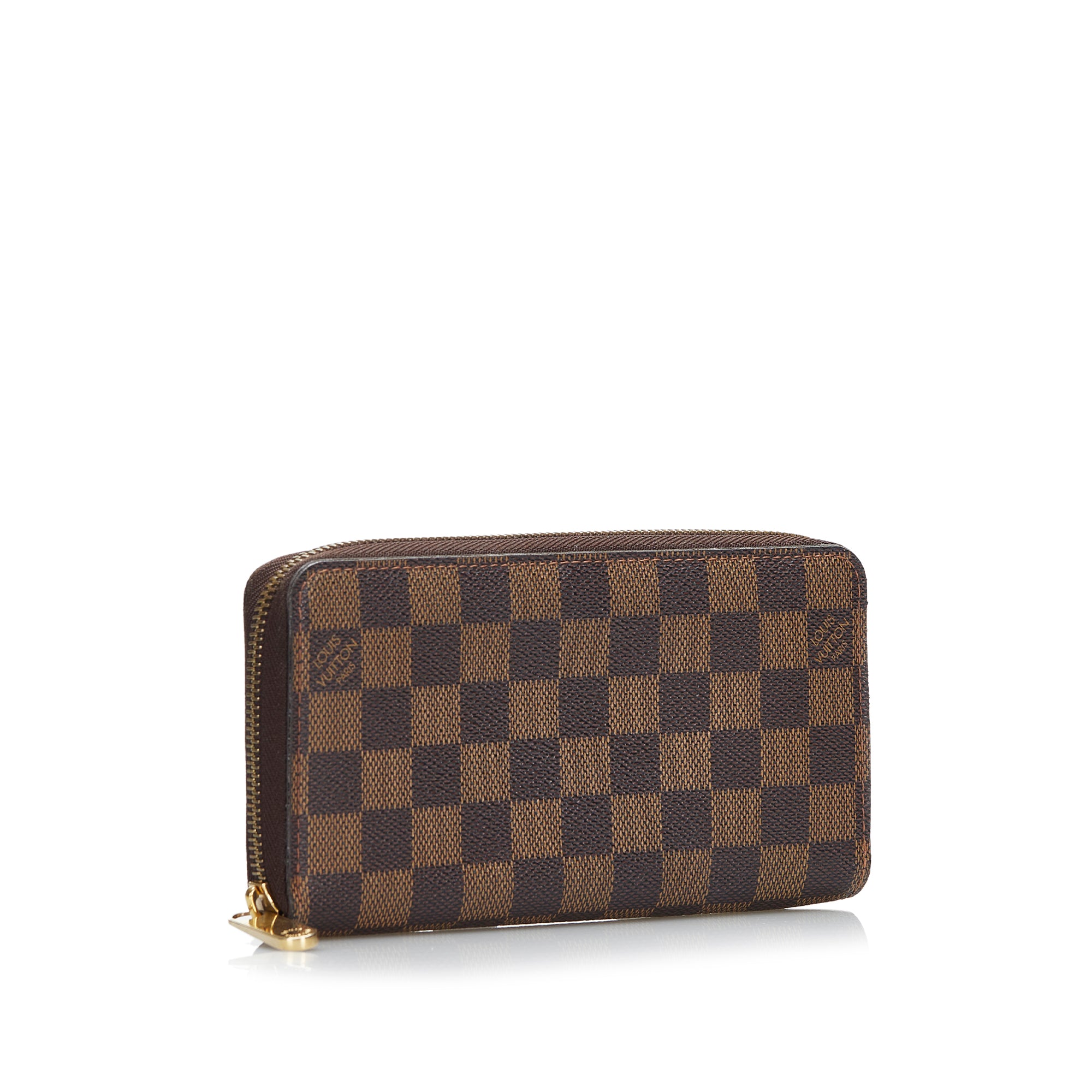 Louis Vuitton Damier zip brown Wallet  Brown wallet, Louis vuitton damier,  Brown leather wallet