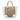 Beige Gucci GG Canvas Bree Satchel - Designer Revival
