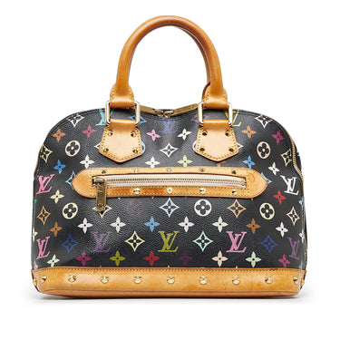Black Louis Vuitton Monogram Multicolore Alma PM Handbag - Designer Revival