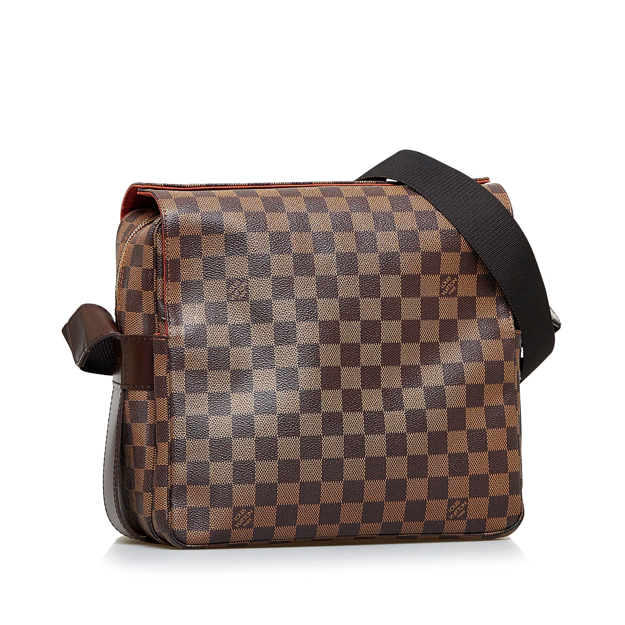 Louis Vuitton Brown Canvas Damier Ebene Naviglio Crossbody Bag