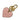 Pink Louis Vuitton Love Lock Porte Cles Key Chain - Designer Revival