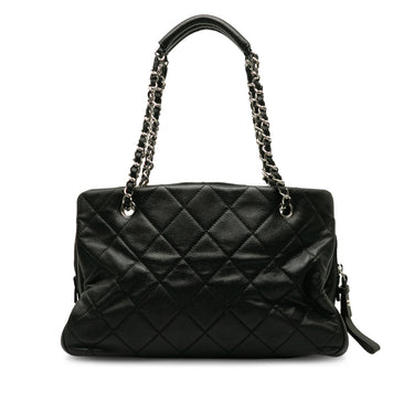 Black Chanel Quilted CC Caviar Tote - Designer Revival