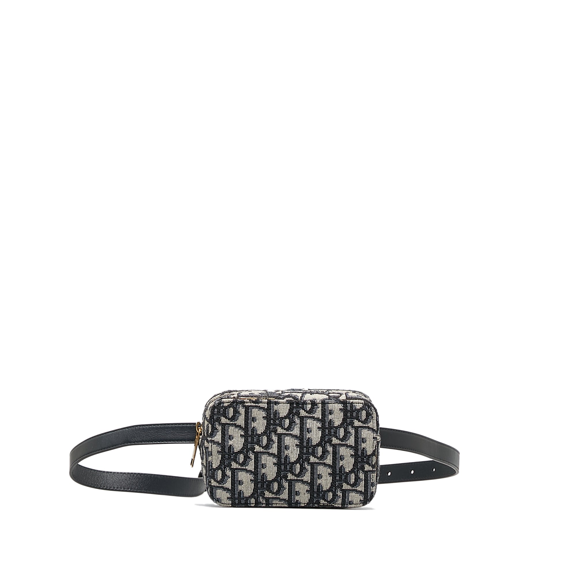 Blue Dior Mini Oblique Belt Bag - Designer Revival