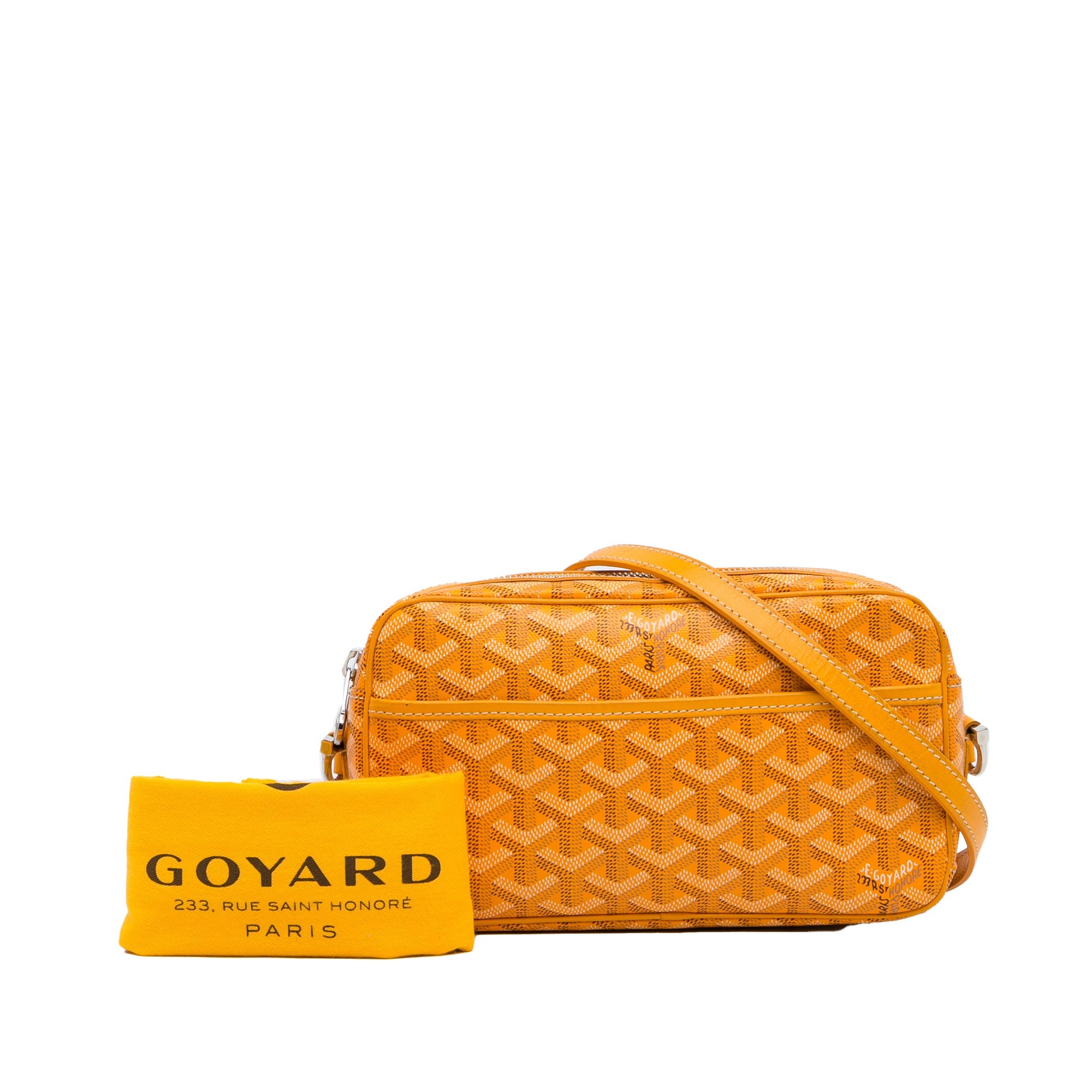 Cap vert leather crossbody bag Goyard Yellow in Leather - 34173000