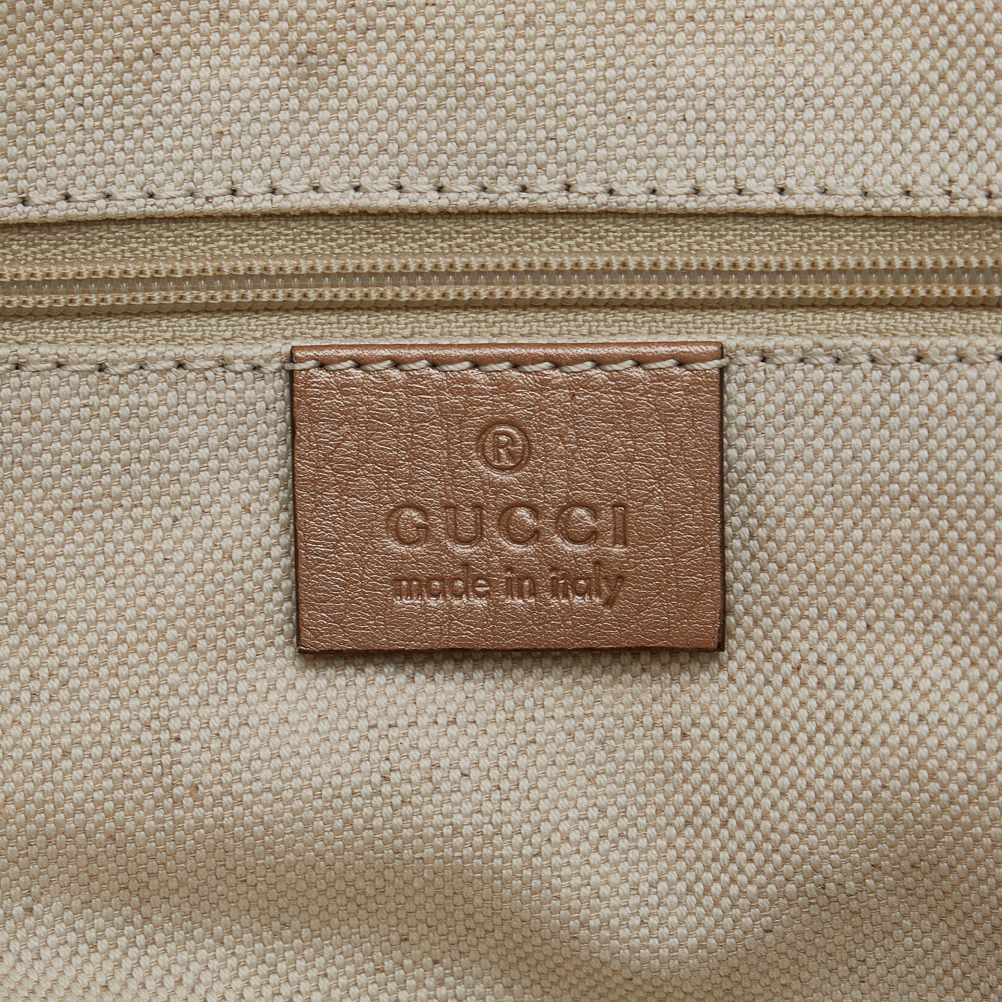 Gold Gucci Leather Sukey Satchel - Designer Revival
