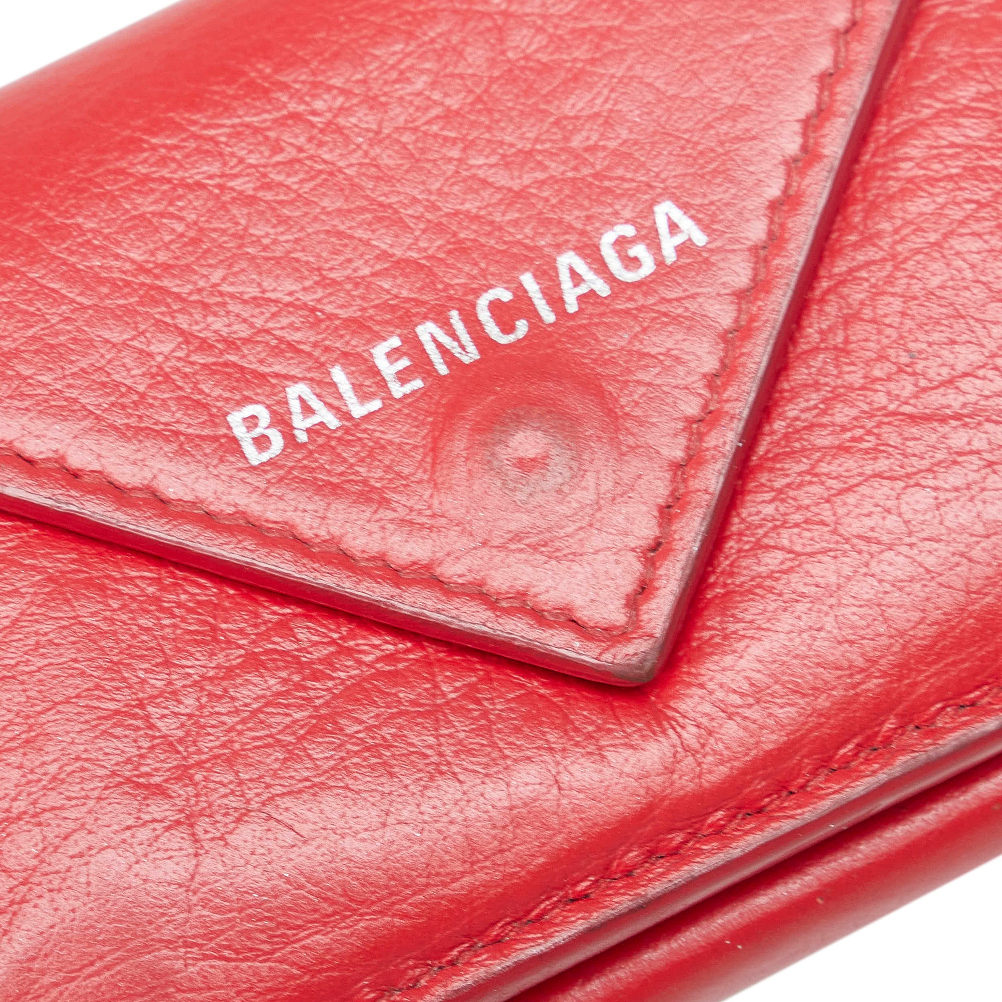 Papier leather handbag Balenciaga Pink in Leather - 25497293