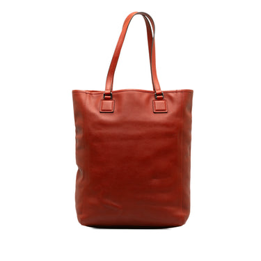 Red Loewe Anagram Tote Bag - Designer Revival