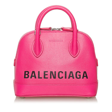 Pink Balenciaga Ville XXS Satchel - Designer Revival