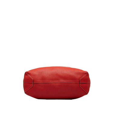 Red Hermes Clemence Double Sens 36 Tote Bag - Designer Revival