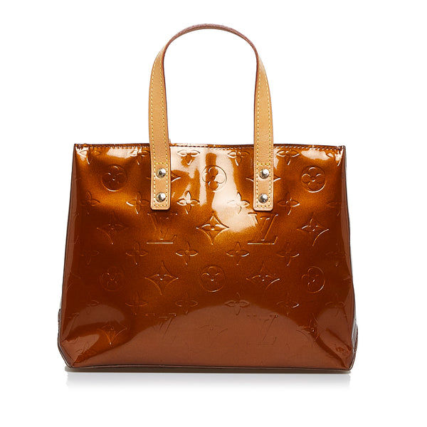 Brown Louis Vuitton Monogram Vernis Reade PM Handbag