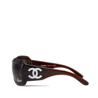 gold tone shield MARC sunglasses MARC Sunglasses - Atelier-lumieresShops Revival