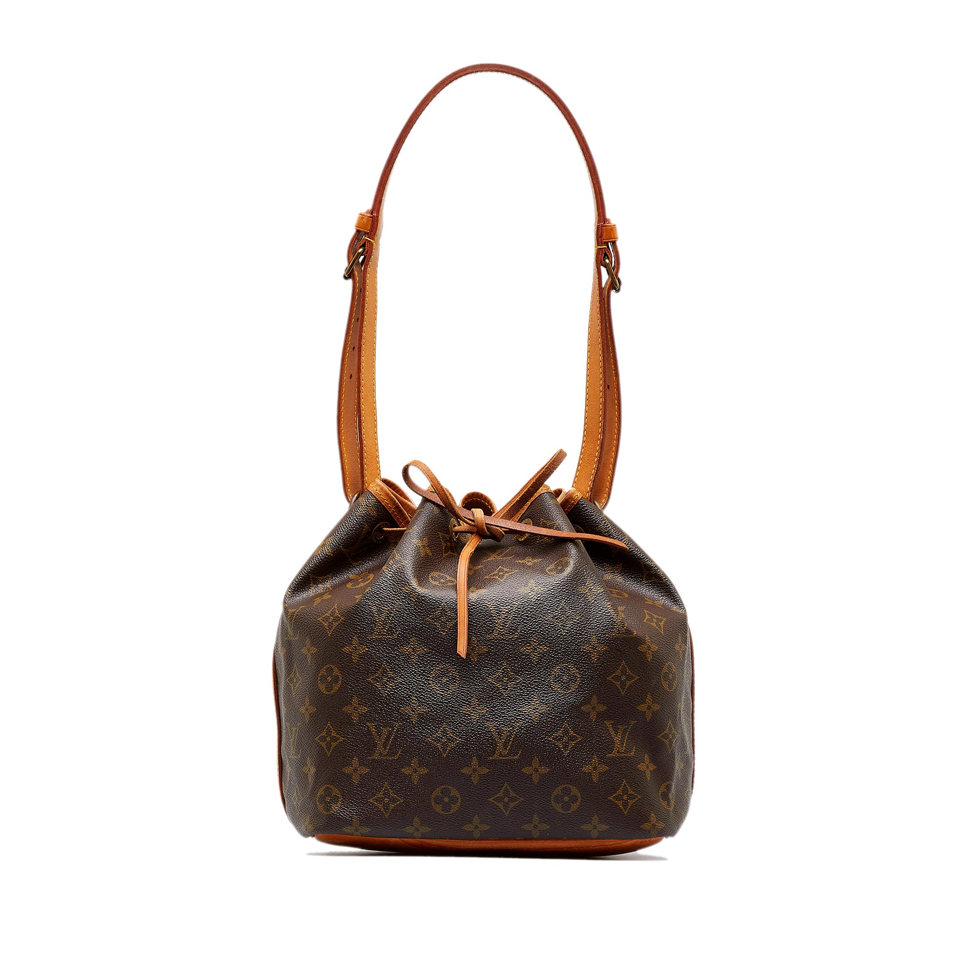 Louis Vuitton Noe GM Shoulder Bag Bucket Tote Monogram Leather Brown France