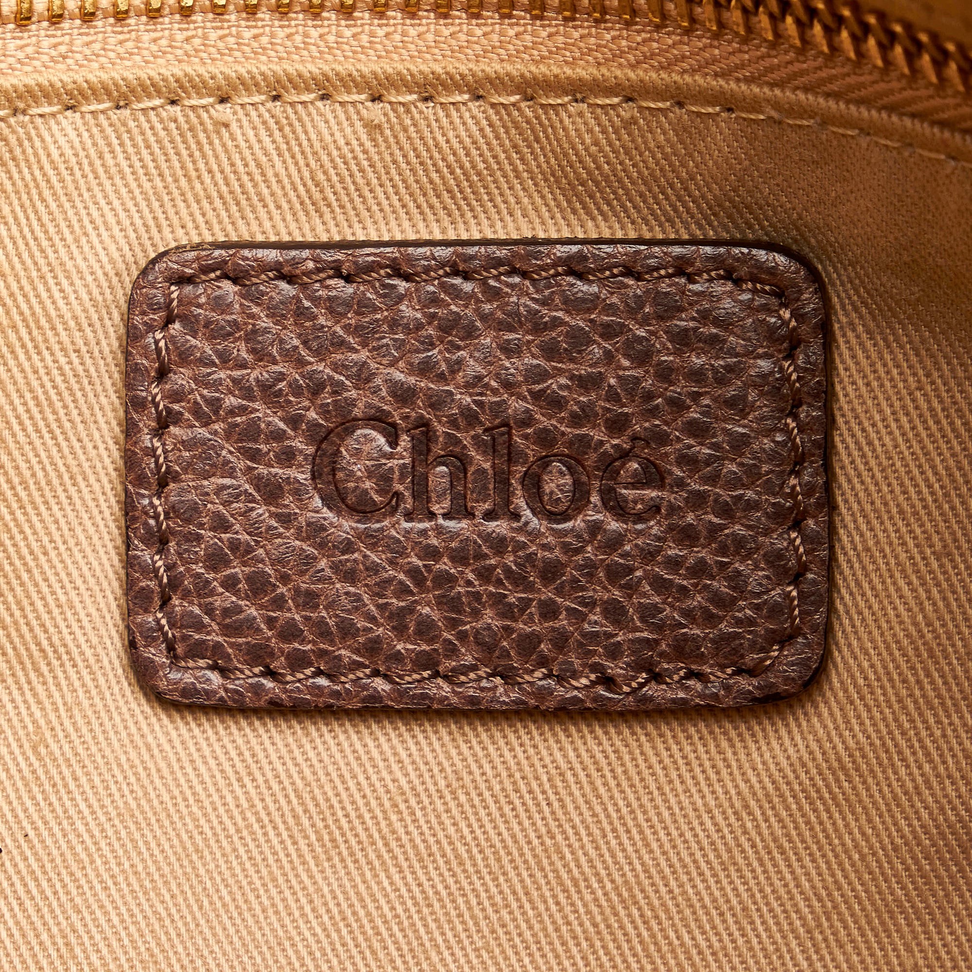 Brown Chloe Paraty Suede Leather Satchel - Designer Revival