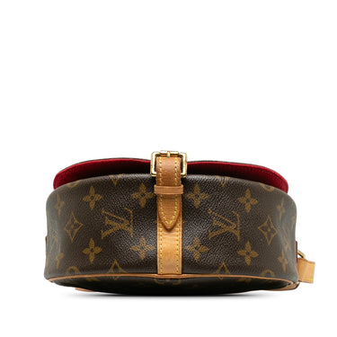 Brown Louis Vuitton Monogram Sac Tambourine Crossbody Bag