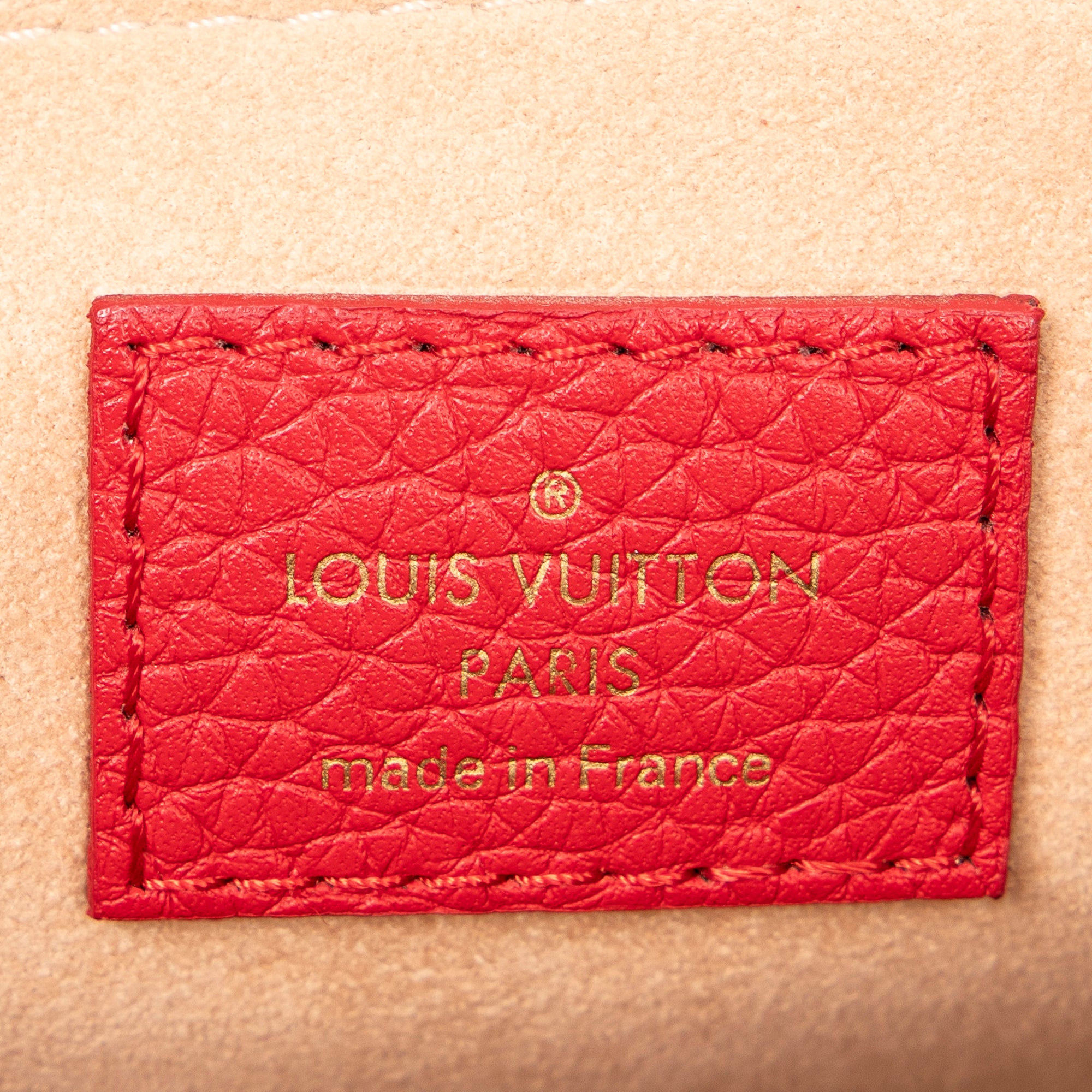 Red Louis Vuitton Taurillon Volta Satchel – Designer Revival