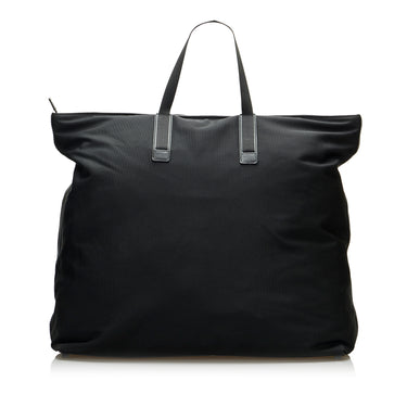 Black Gucci GG Nylon Tote Bag - Designer Revival