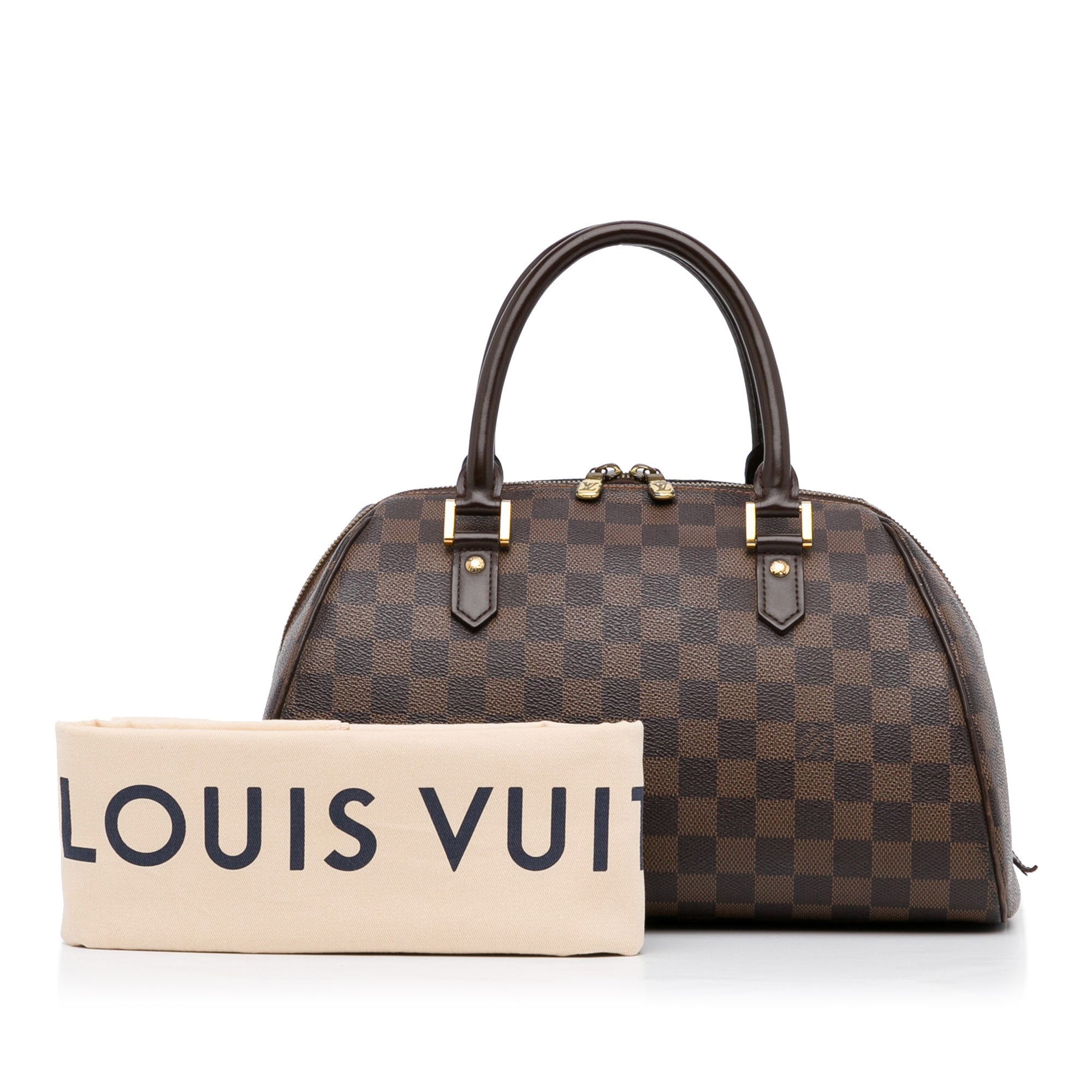 Louis Vuitton Ribera mm Damier Ebene Handbag in Brown | Lord & Taylor