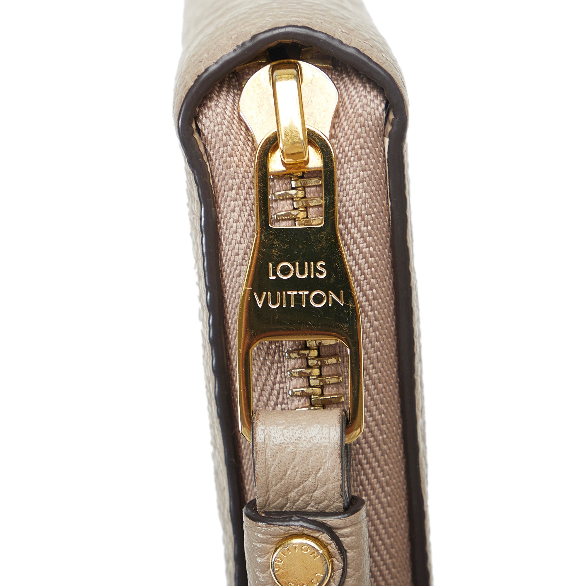 Louis Vuitton Empreinte Monogram Long Zippy Wallet Beige – So Kriss Me