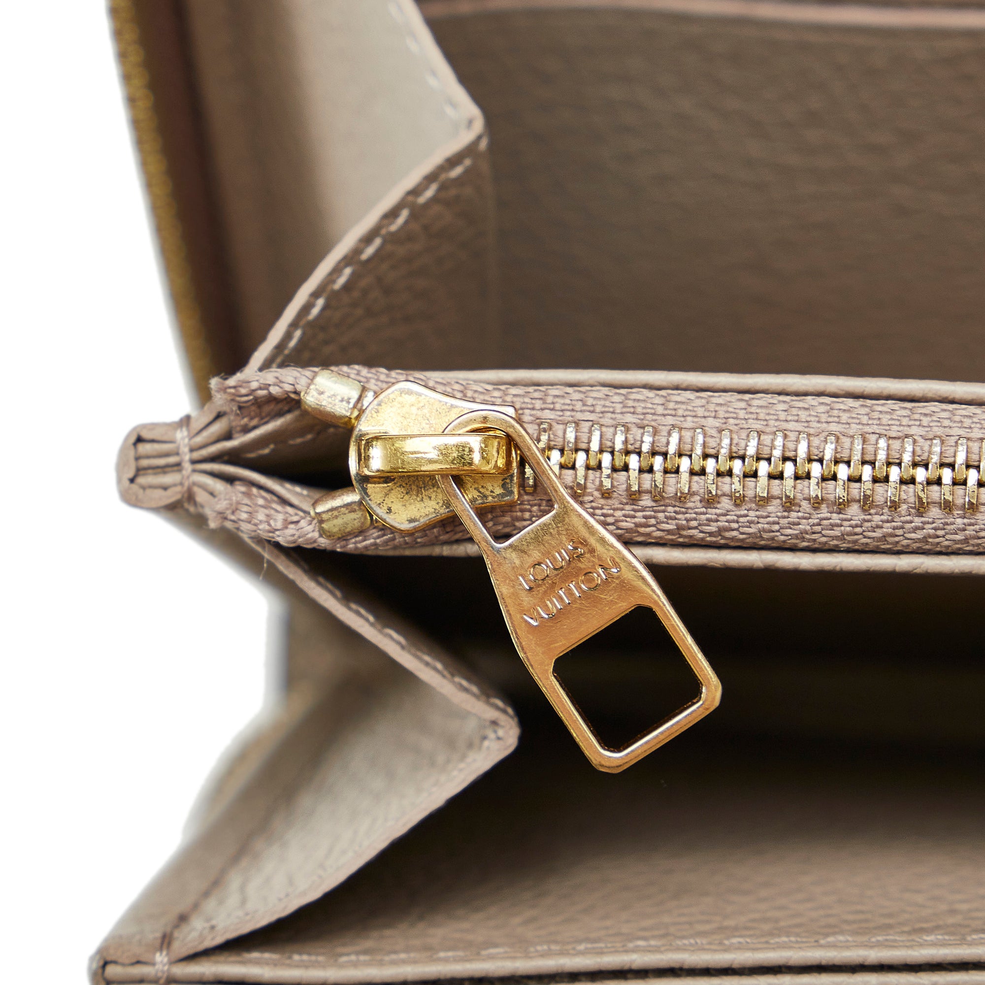 Louis Vuitton Empreinte Zippy Wallet Dune Beige Zip Around