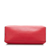 Red Gucci Bamboo Daily Satchel